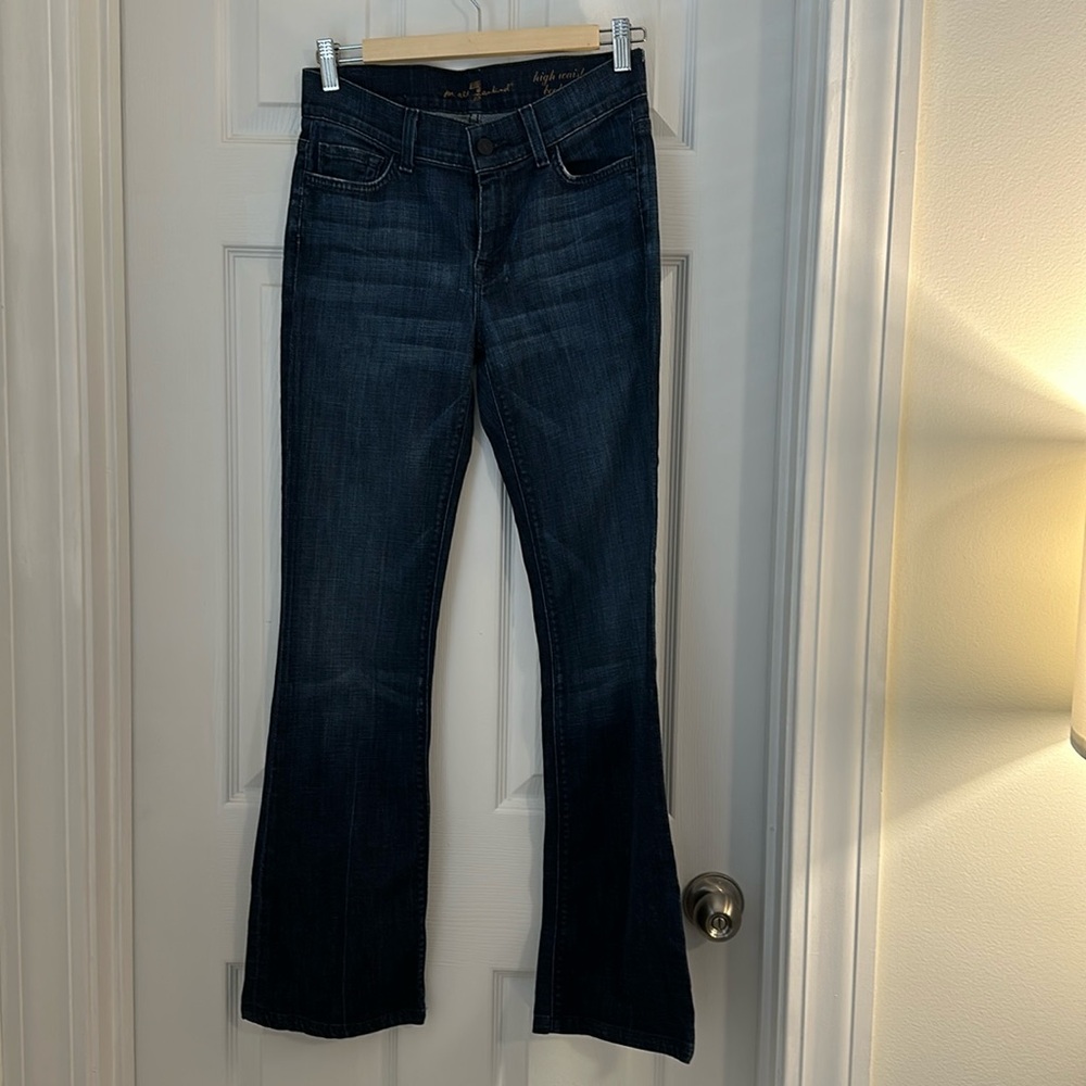 7 for all mankind high waisted bootcut jeans, size 26